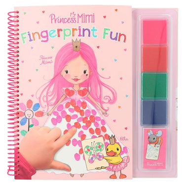 Fingerfarben Malbuch mit Farbkissen und Motiven