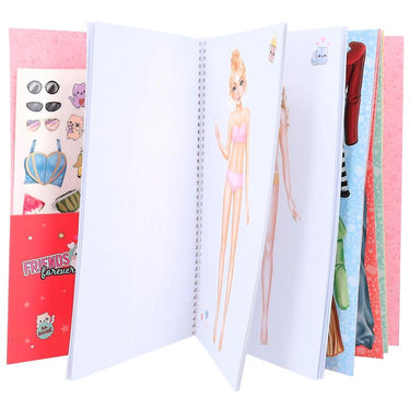 TOPModel Dress Me Up groß Stickerheft Mädchen