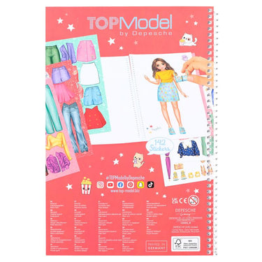 TOPModel Dress Me Up groß Stickerheft Mädchen