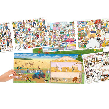 Create Your Farm Malbuch mit Stickern