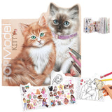 Topmodel Katzenmalbuch