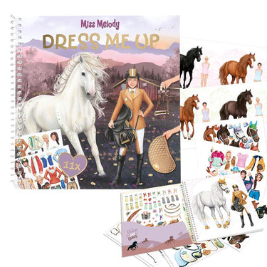 Dress me Up Stickerheft - MIss Melody Pferde