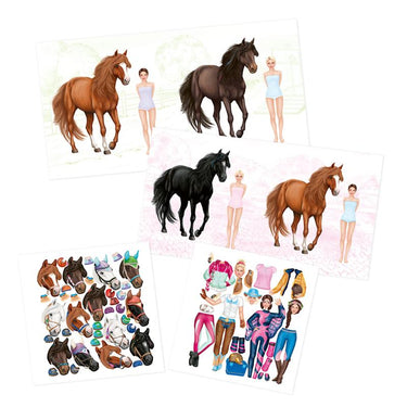 Miss Melody Dress me up Mal- und Stickerbuch