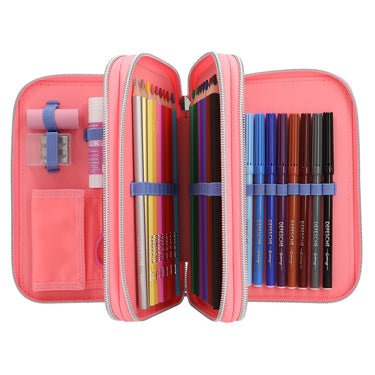 TopModel Mäppchen - 3 Fach Federtasche mit Wendepailletten