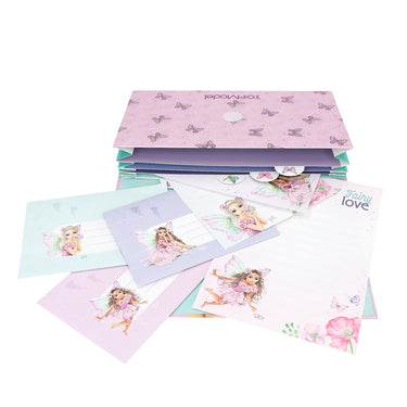 TOPModel Briefpapier in Fächermappe FAIRY LOVE