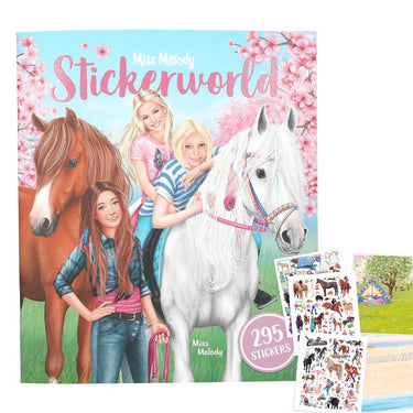 Miss Melody Stickerworld - Stickerheft mit Pferden