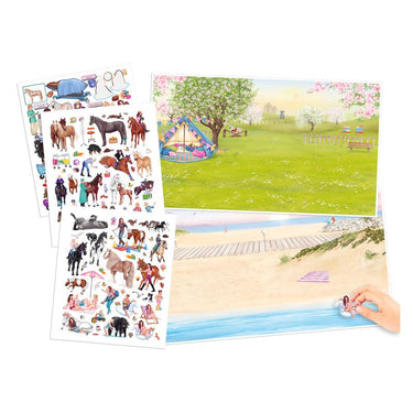 Miss Melody Stickerworld - Stickerheft mit Pferden