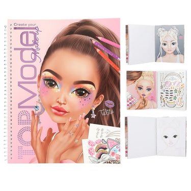 TopModel Create your Make-Up Malbuch inkl. Sticker