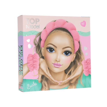 TopModel Beauty Routine Set - Haarreifen und Handgelenkwaschband