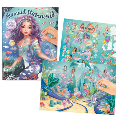 TOPModel Stickerbuch Metallic Meerjungfrau Stickerworld