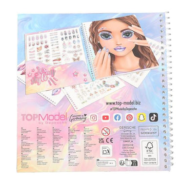 TOPModel Dress Me Up Stickerheft  Make-Up