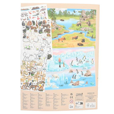 Stickerbuch Create your Zoo