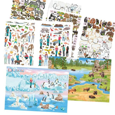 Stickerbuch Create your Zoo