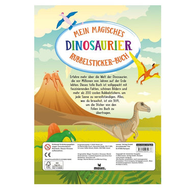 Mein Magisches Dinosaurier Rubbelsticker-Buch