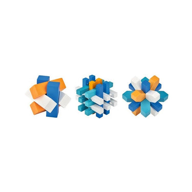Be clever! Multicolor Puzzle 3er Set