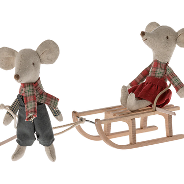 Schlitten für kleine Maileg Mäuse - Zubehör Maileg