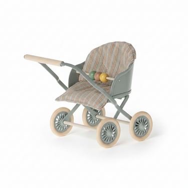 Maileg Kinderwagen Buggy blau