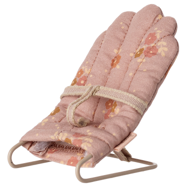 Maileg Micro Wippe rosa Blumen