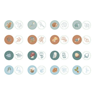 16 Stempel pro Set