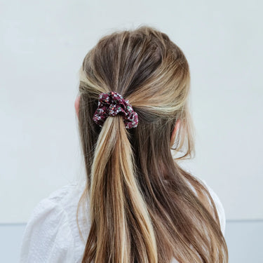 5er Set Scrunchies - winterliche Haargummis
