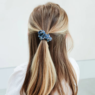 5er Set Scrunchies - winterliche Haargummis