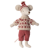 Maileg Maus Mama, Wintermaus mit Skiern