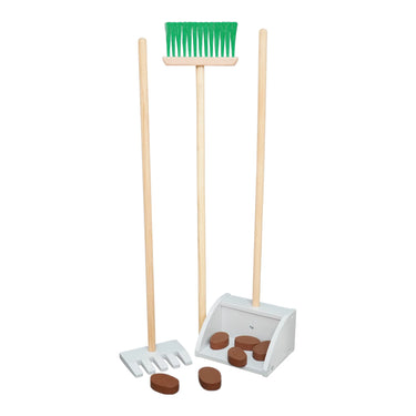 Kehrset aus Holz für Hobby Horse / Steckenpferde