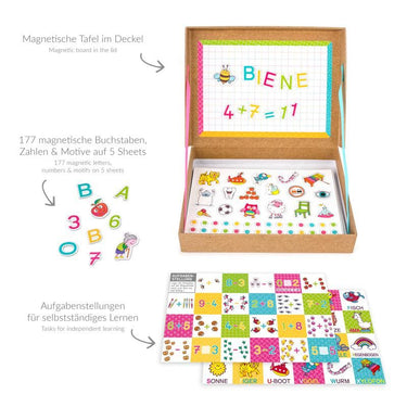 ABC Champions Magnet-Lernbox Buchstaben & Zahlen