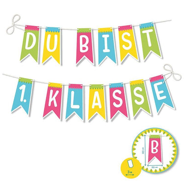 ABC CHAMPIONS Girlande zum Schulstart