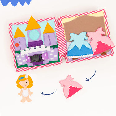 Kleine Prinzessin – 6 Seiten Mini Quiet Book