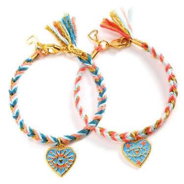 Schmuck Basteln: Herzen - Armbänder basteln