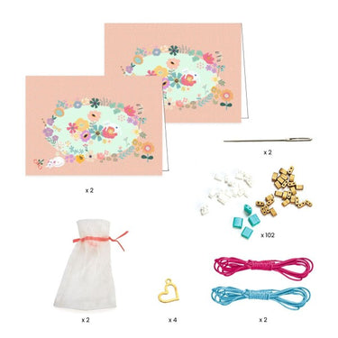 Schmuck Basteln: Blumen