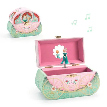 Schmuckkästchen mit Musik und tanzender Prinzessin - Kutschfahrt