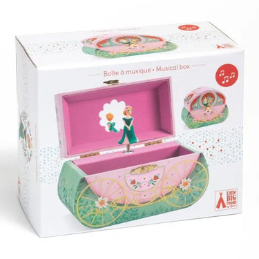 Schmuckkästchen mit Musik und tanzender Prinzessin - Kutschfahrt