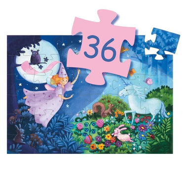 Puzzle: Fee & Einhorn - 36 Stk.