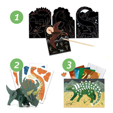 Multi-Activity Kit: Dinosaurier - mit 6 kreativen Aktivitäten