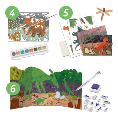 Multi-Activity Kit: Dinosaurier - mit 6 kreativen Aktivitäten