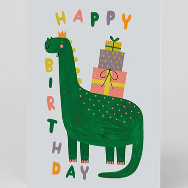 Dinosaurier Geburtstagskarte