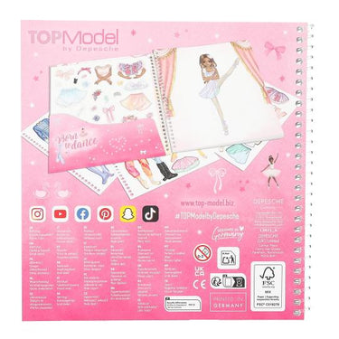 TOPModel Dress Me Up Stickerheft Ballett