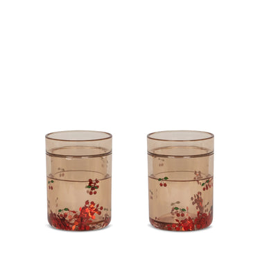 Glitzerbecher mit niedlichem Design im 2er Pack
