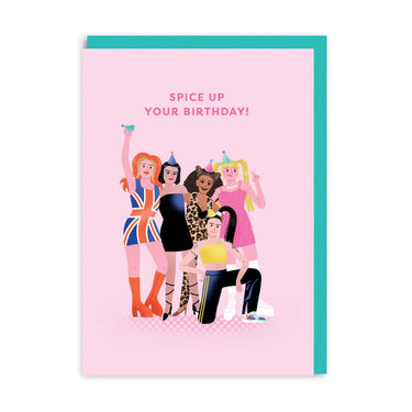 Spice Girls Geburtstagskarte