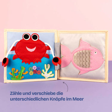 Schaf - Quiet Book - Montessori Spielbuch ab 6 Monaten
