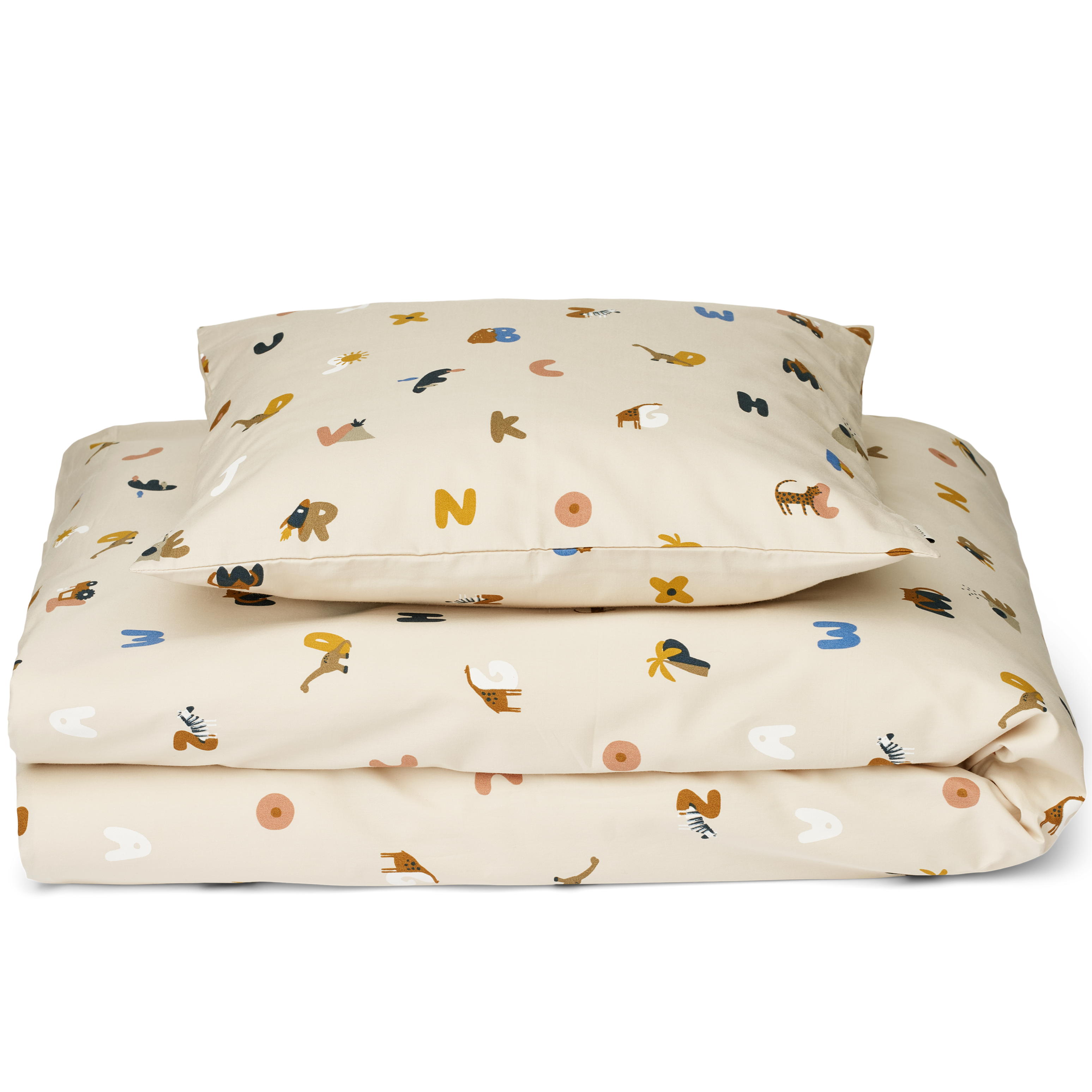 Bettwäsche für das Kinderbett mit verspielten Prints aus Bio-Baumwolle - 110x140cm