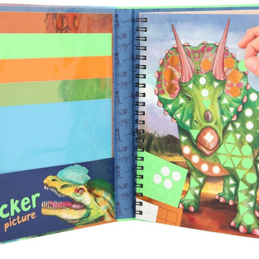 Dino World Stickerheft - Stickerbuch für Dinofans