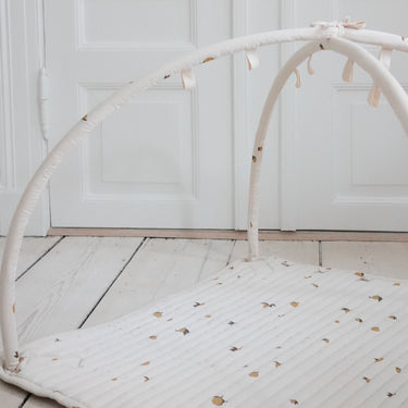Baby Spieldecke mit Spielbogen Dino Entwicklungsfördernd - Interaktiver Erlebnisdecke