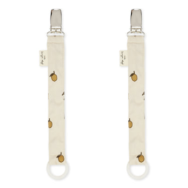 2er Pack Schnullerkette / Schnullerband aus 100% Bio-Baumwolle