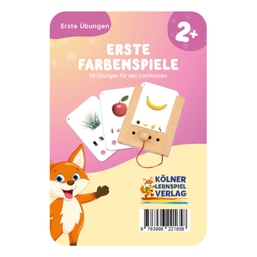 Erste Farbenspiele, 2+ Jahre - Kartensatz für den Lochkasten