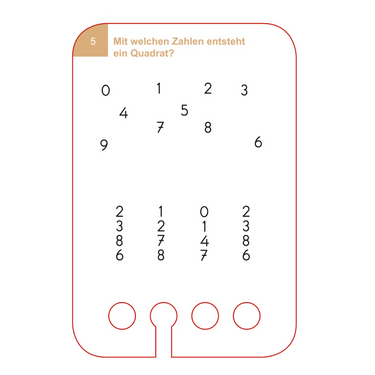 Intelligenztraining, 6+ Jahre - Kartensatz für den Lochkasten