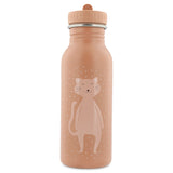 Edelstahl Flasche mit Katzenmotiv 500ml