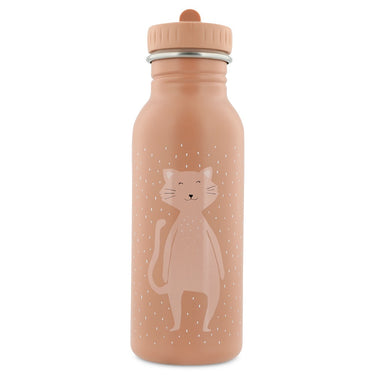 Edelstahl Flasche mit Katzenmotiv 500ml